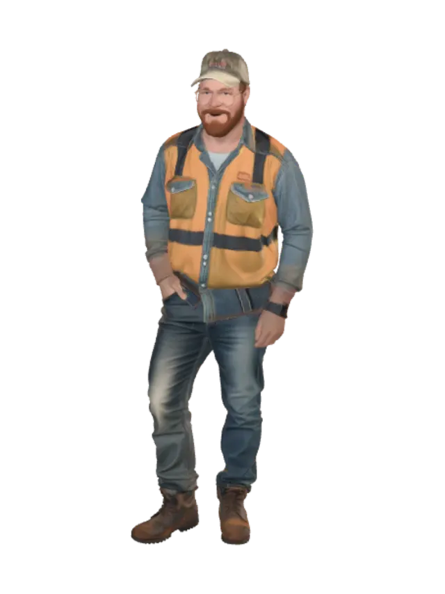 3D model for truck drivers