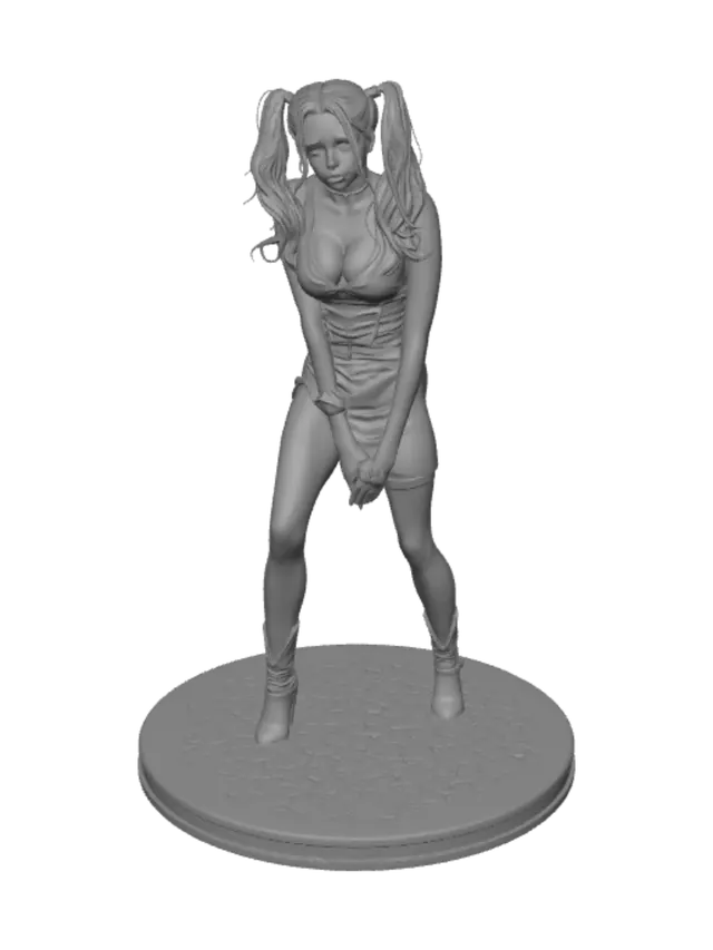 3D model for Harley Quinn Cosplay Portrait