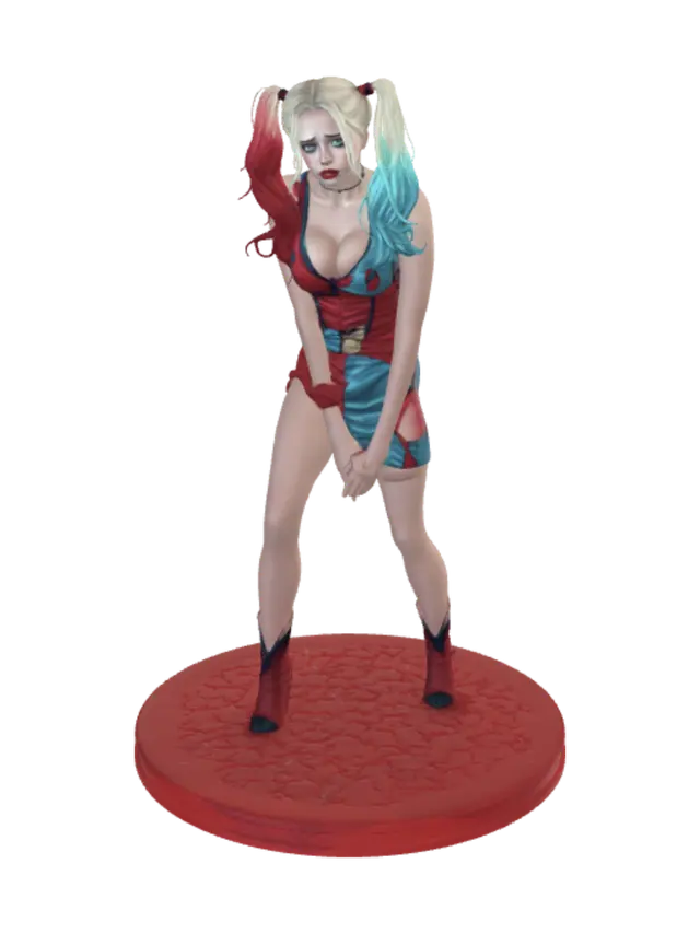 3D model for Harley Quinn Cosplay Portrait