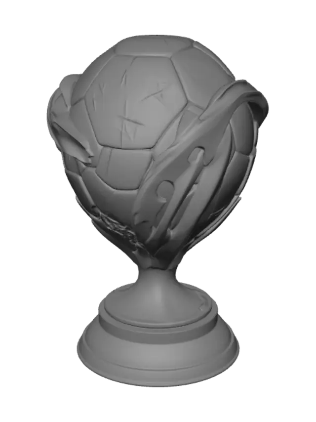 3D model for Maple Leaf Soccer Trophy