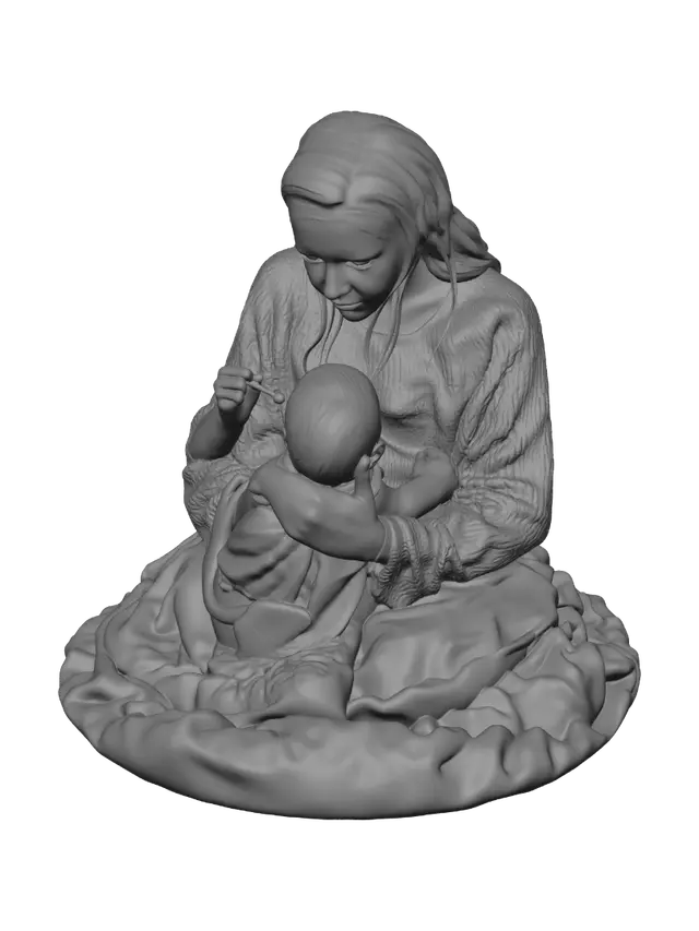 3D model for Gentle Window Embrace