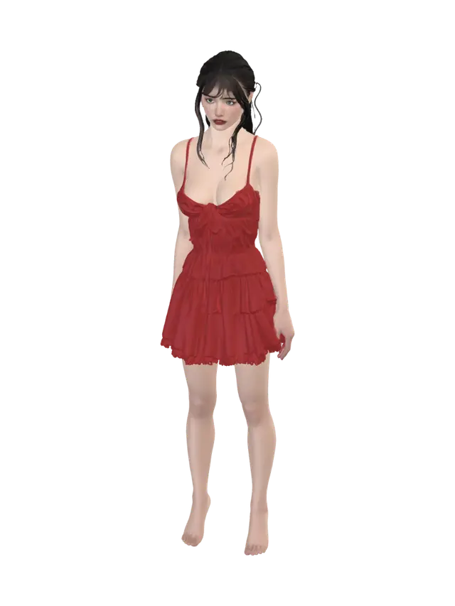 3D model for Crimson in the Cafe