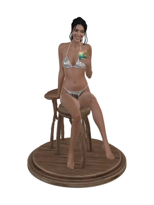 3D model for Beachside Bliss