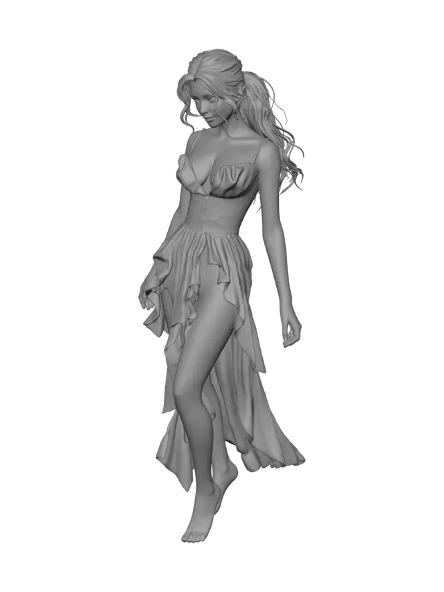 3D model for Starlit Silhouette by the Window