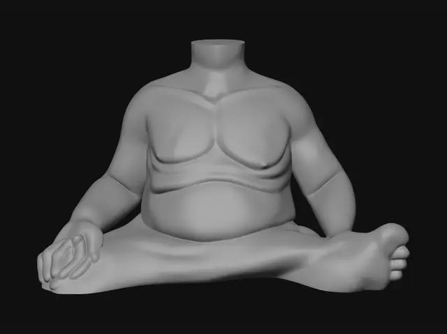 3D model for Pink Cloud Giant in the Valley