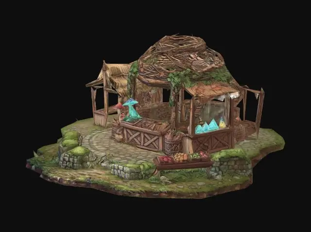 3D model for The Nest Market