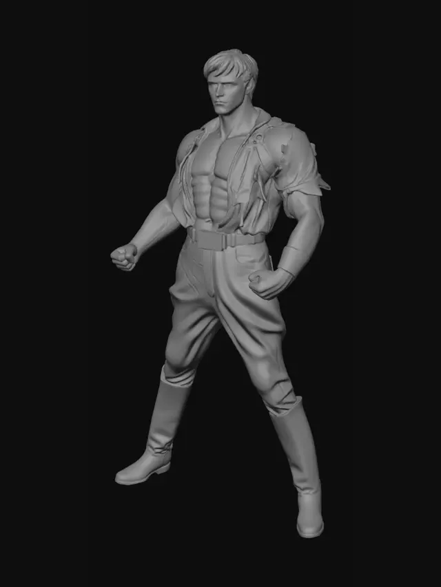 3D model for Desert Warrior