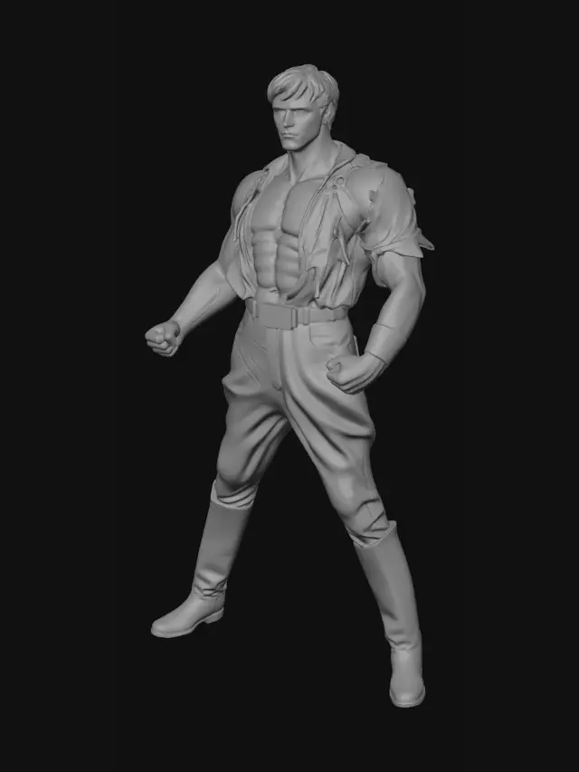 3D model for Desert Warrior
