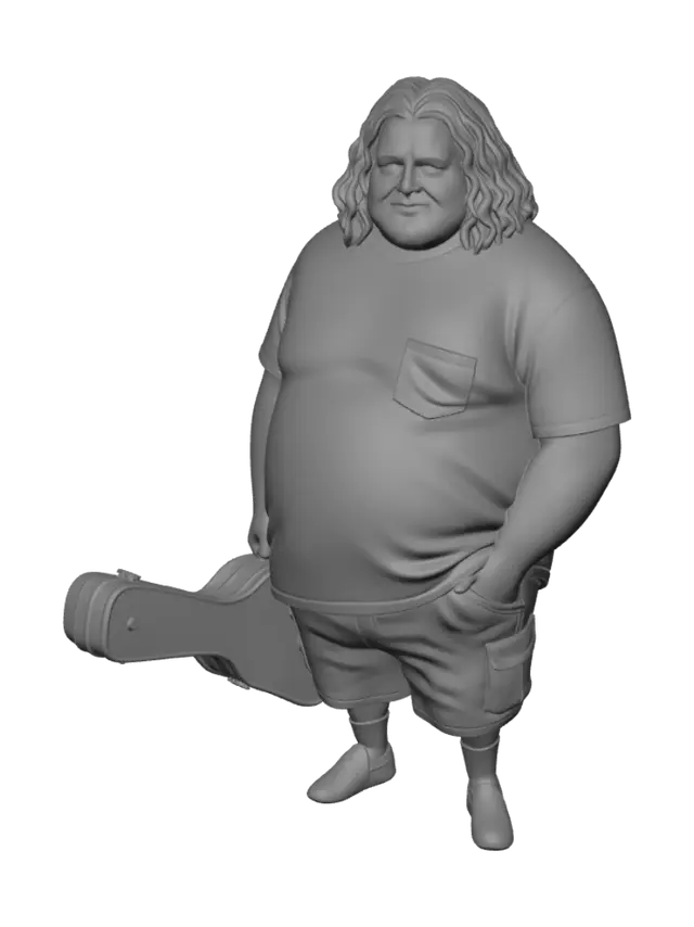 3D model for Gentle Strummer
