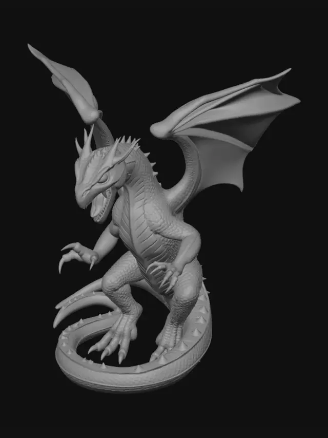 3D model for Um dragão