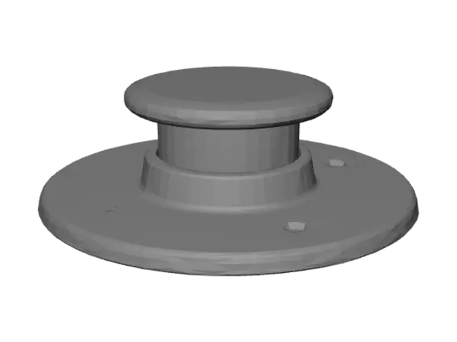 3D model for Green Push Button
