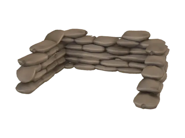 3D model for Sandbag Archway