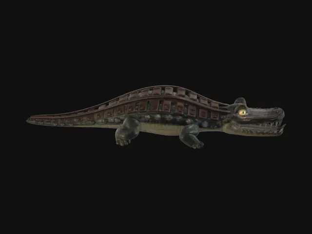 3D model for Railroad Crocodile