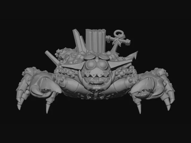 3D model for Rusty Junkyard Crab
