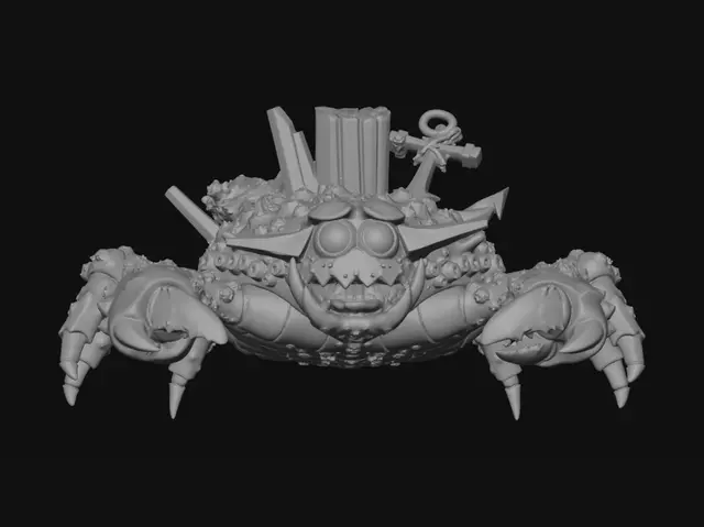 3D model for Rusty Junkyard Crab