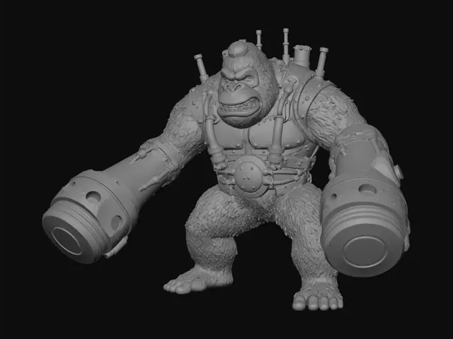 3D model for Ironbound Gorilla