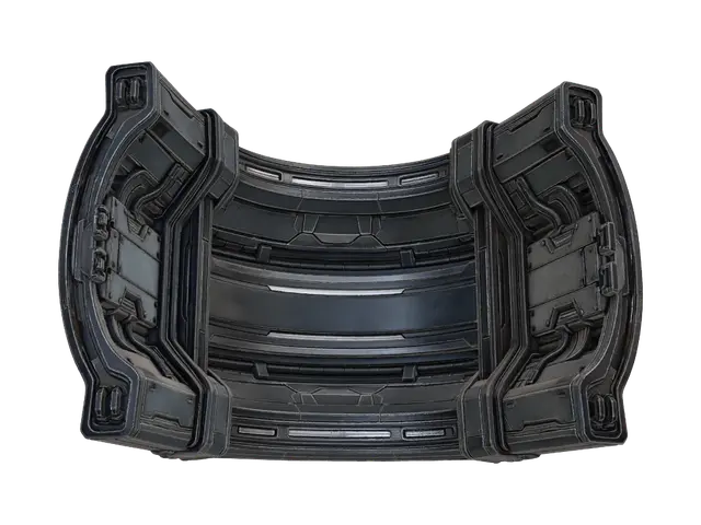 3D model for Curved Starship Hull Segment