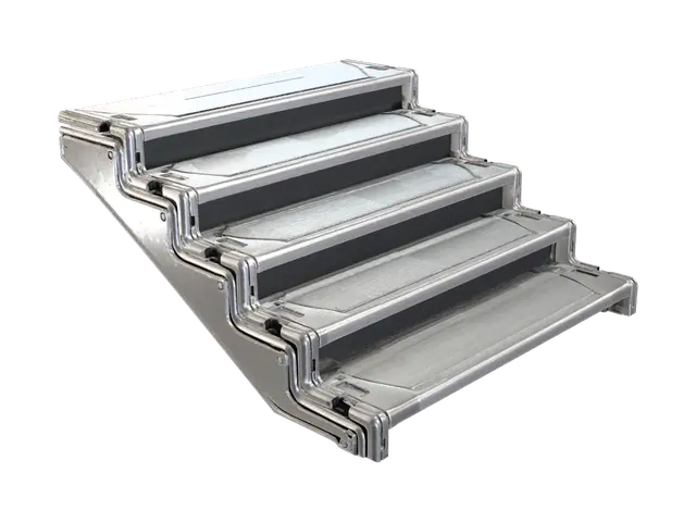 3D model for Staircase of metal drawers