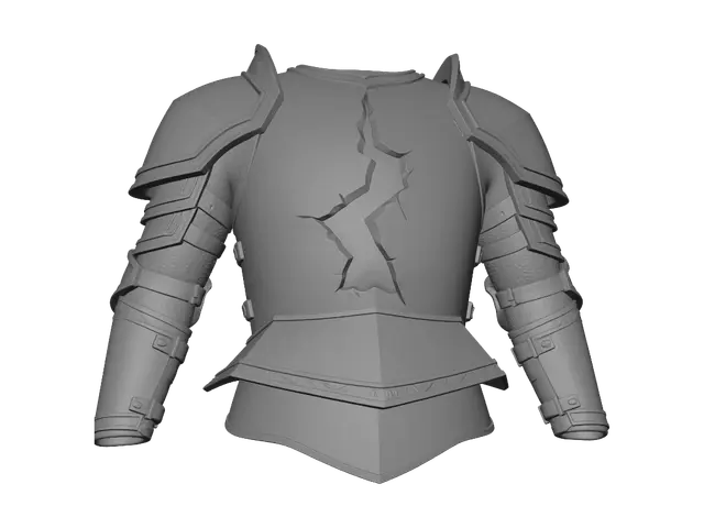 3D model for guthix plate body