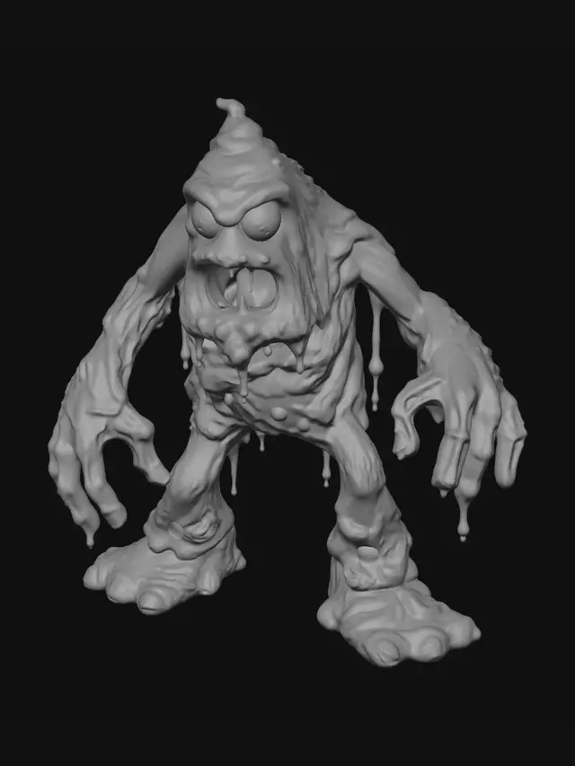 3D model for Melting Gloom Monster