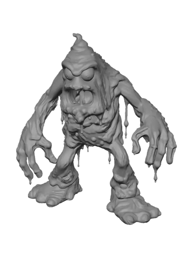 3D model for Melting Gloom Monster