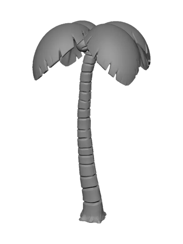 3D model for Solitary Palm