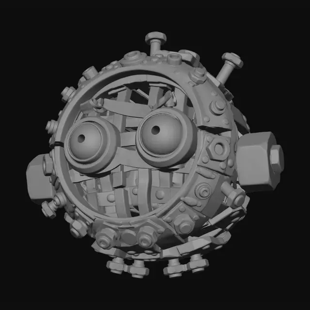 3D model for Rusty Gear Orb