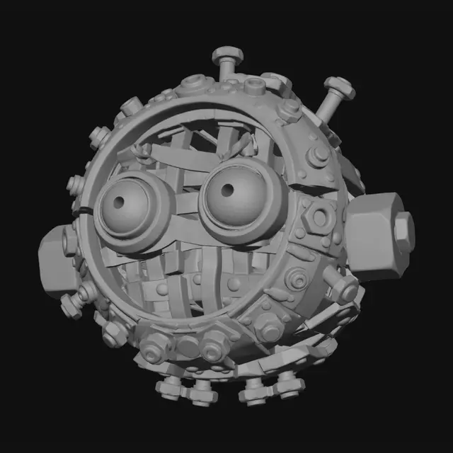 3D model for Rusty Gear Orb