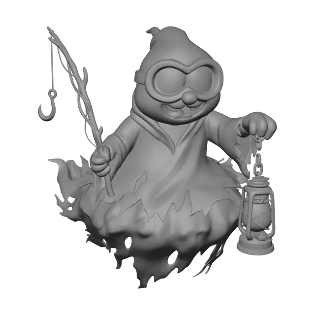 3D model for Lantern-Wielding Ghost