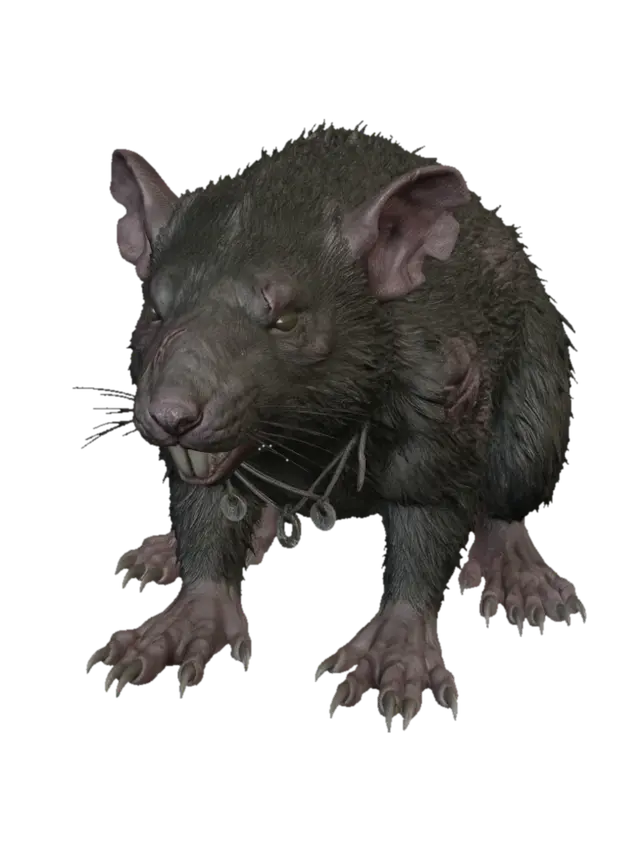 Duskwallow Boar 3D model, vytvořený pomocí AI