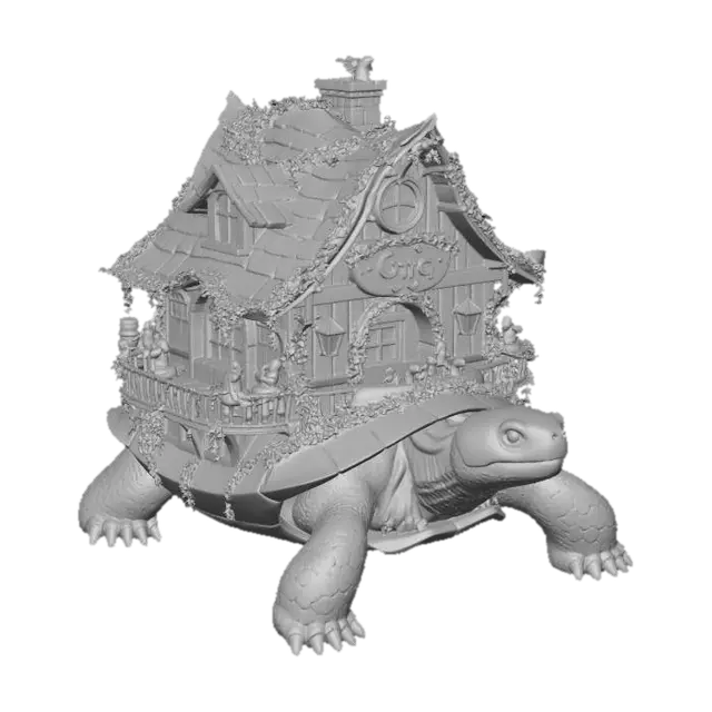 3D model for Cafe on a Giant Turtle