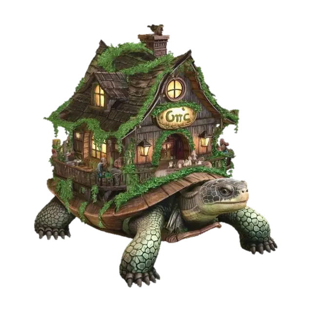 3D model for Cafe on a Giant Turtle