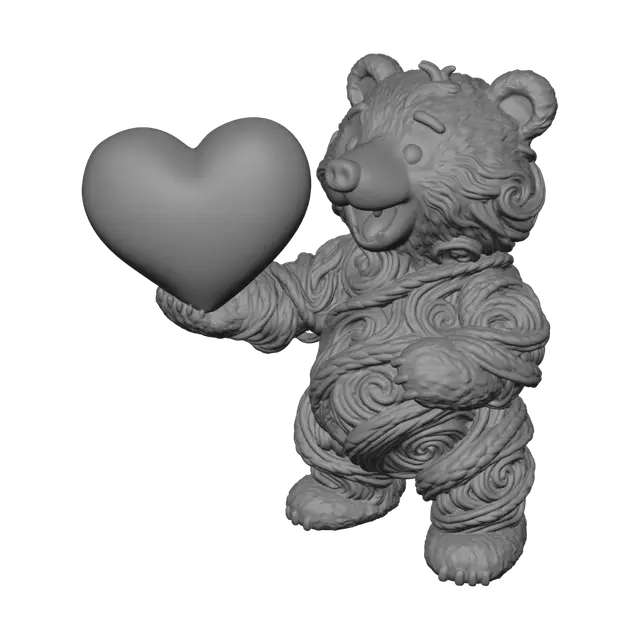 3D model for Heartfelt Bear