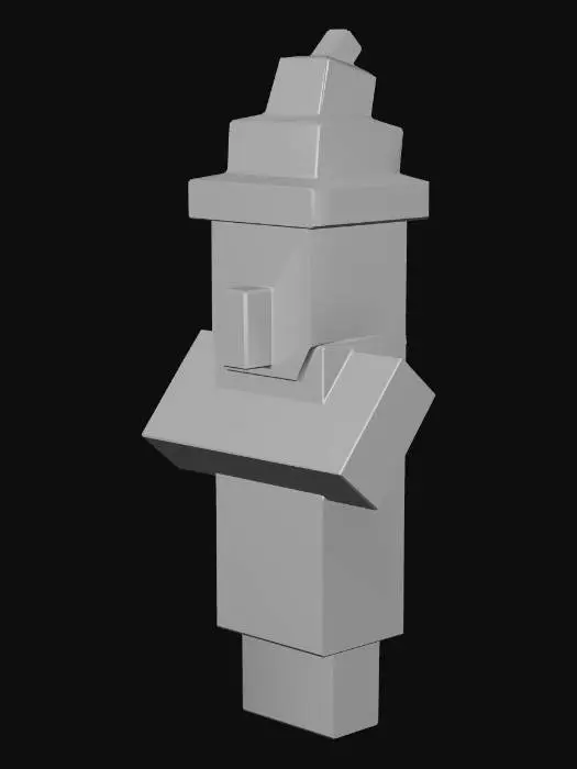 3D model for Purple Cloaked Magician
