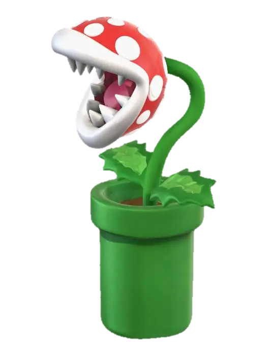 Piranha Plant in a Pot - Fanart 3D model, AI generated