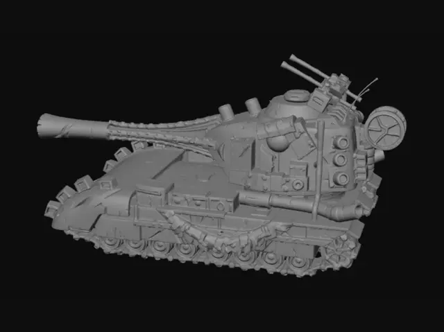 3D model for Patchwork War Tank