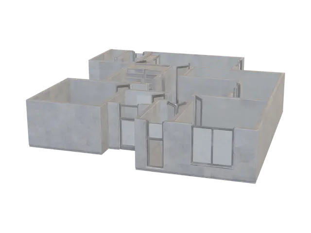 3D-модель Viaa Design in Libya Benghazi - Floorplan, згенерована ШІ