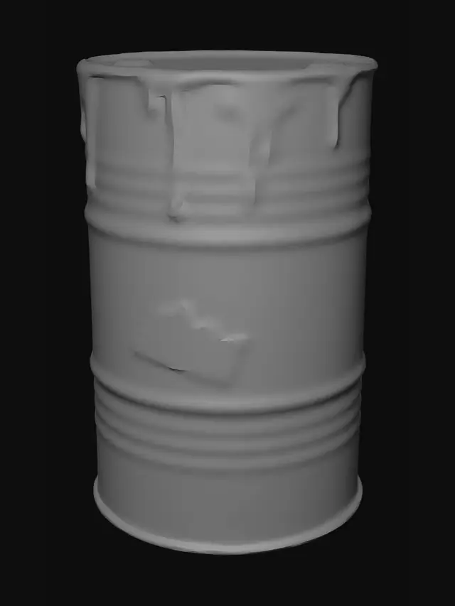 3D model for Dripping Rust Barrel