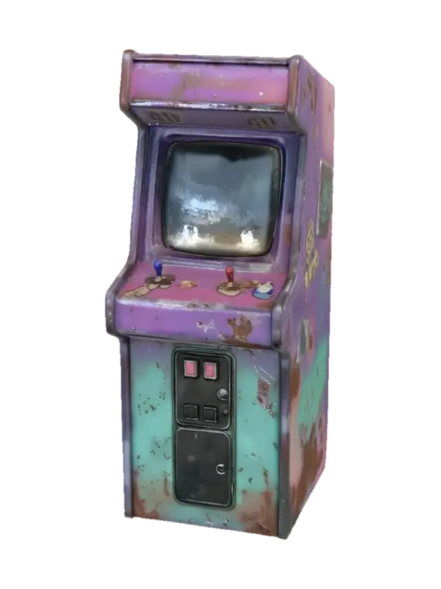 3D model for Neon Arcade Cabinet