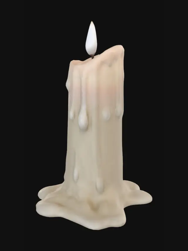 3D model for Melting Candle