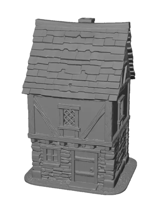 3D model for Timbered Cottage