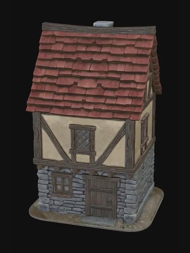 3D model for Timbered Cottage