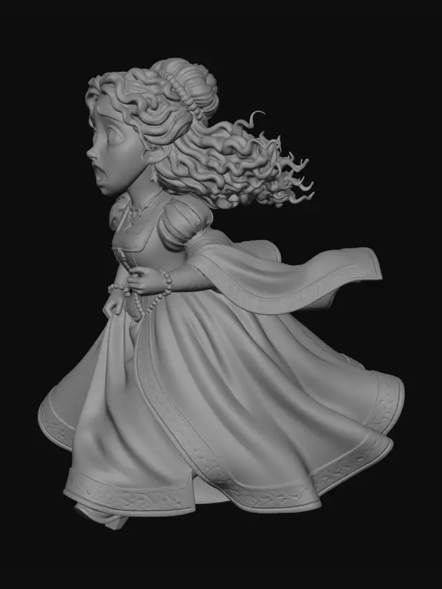 3D model for Rapunzel on the Run