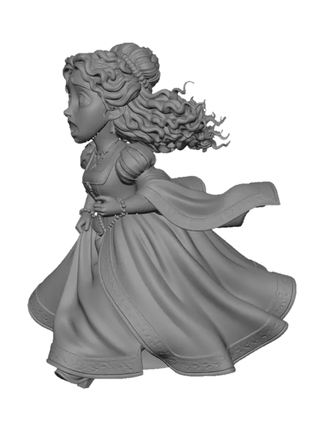 3D model for Rapunzel on the Run