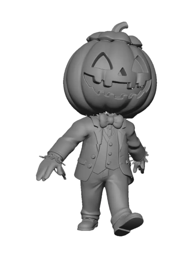 3D model for Pumpkin Gentleman
