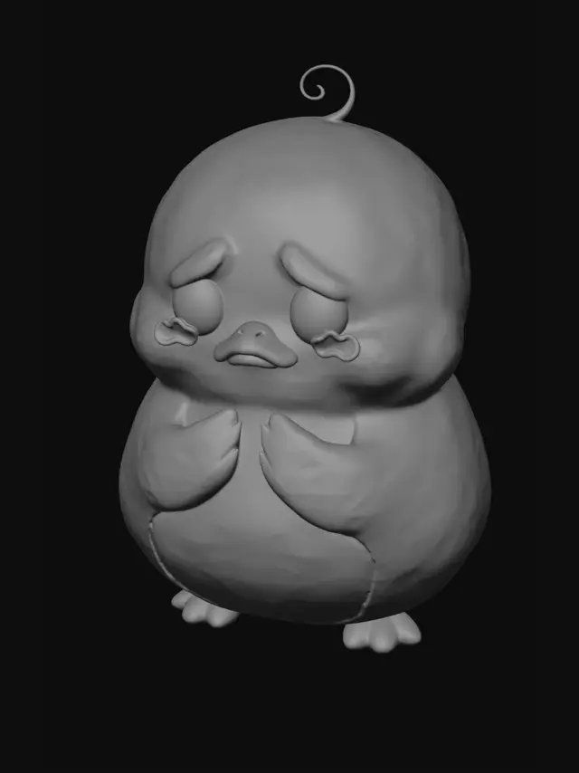 3D model for Crying Chick