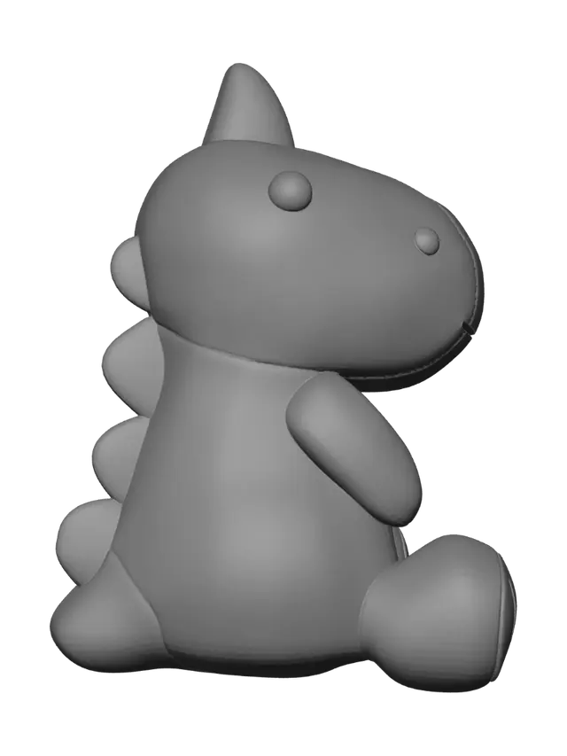 3D model for Pastel Dino Plush