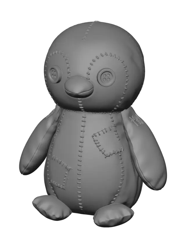 3D model for Patchwork Penguin