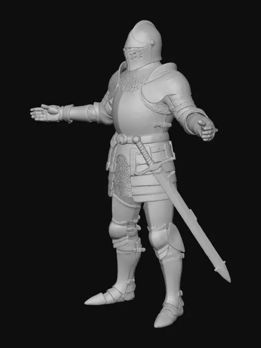 3D model for 중세 갑옷
기사단 투구
체인 메일