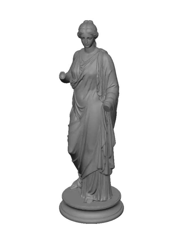 3D model for Draped Marble Goddess